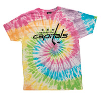 Load image into Gallery viewer, Washington Capitals Pastel Rainbow Tie Dye T-Shirt
