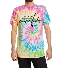 Load image into Gallery viewer, Washington Capitals Pastel Rainbow Tie Dye T-Shirt
