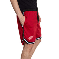 Load image into Gallery viewer, Detroit Red Wings Men&#39;s 2 Tone Air Mesh Shorts Lined with Pockets
