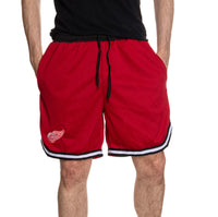 Load image into Gallery viewer, Detroit Red Wings Men&#39;s 2 Tone Air Mesh Shorts Lined with Pockets
