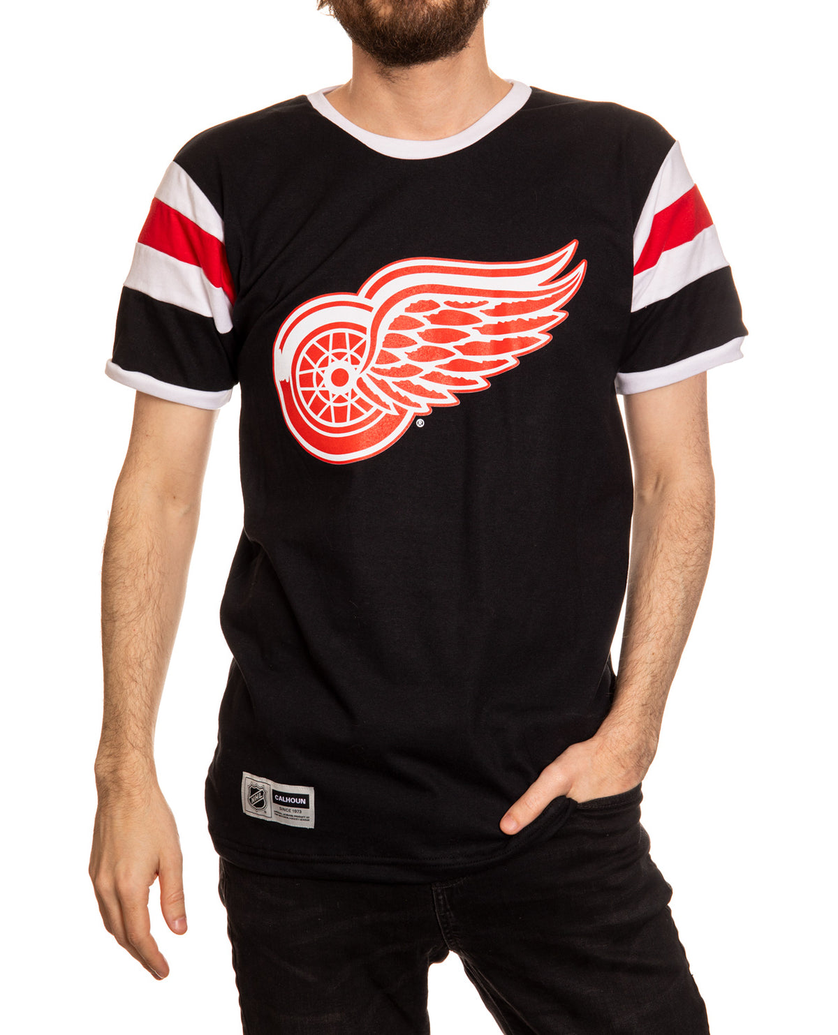 Detroit Red Wings Varsity T-Shirt Front View