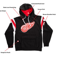 Load image into Gallery viewer, Detroit Red Wings Varsity Retro Style Hoodie

