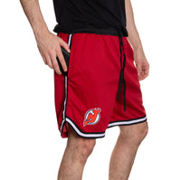 Load image into Gallery viewer, New Jersey Devils Men&#39;s 2 Tone Air Mesh Shorts Lined with Pockets

