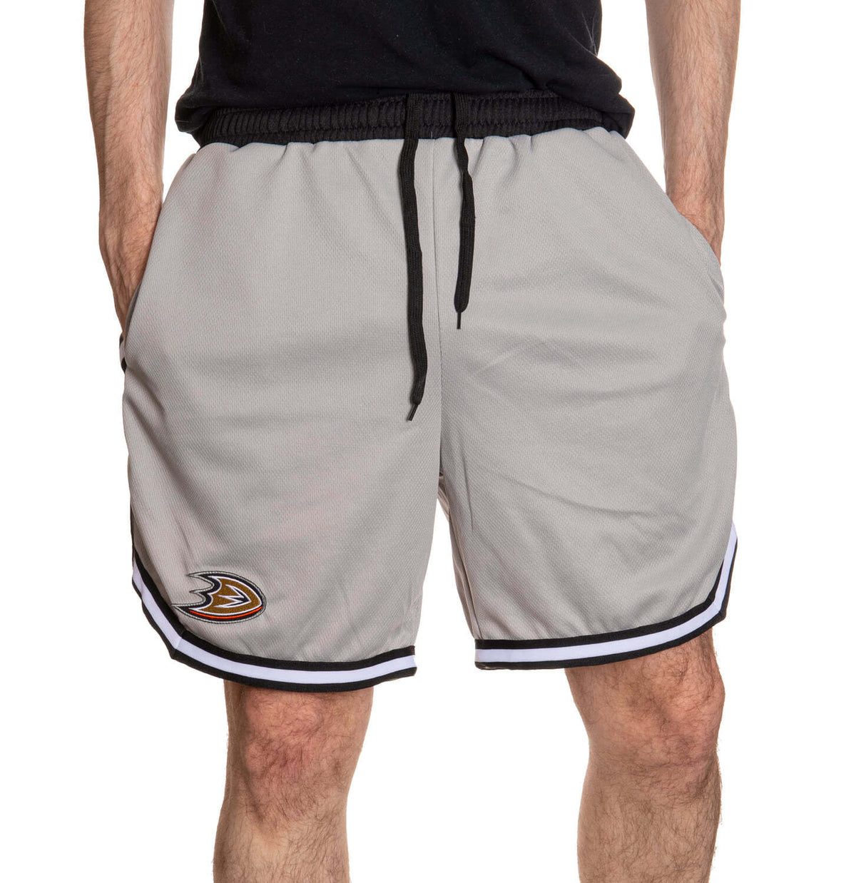 Anaheim Ducks Men's 2 Tone Air Mesh Shorts Lined with Pockets