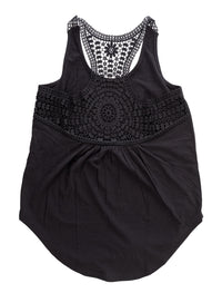 Load image into Gallery viewer, Boston Bruins Ladies &quot;Distressed&quot; Lace Flowy Tank Top
