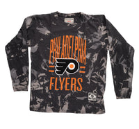 Load image into Gallery viewer, Philadelphia Flyers Crystal Tie Dye Long Sleeve Shirt
