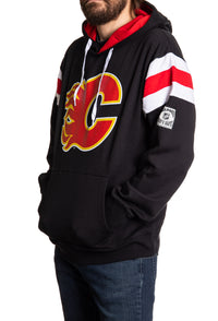 Load image into Gallery viewer, Calgary Flames Varsity Retro Style Hoodie
