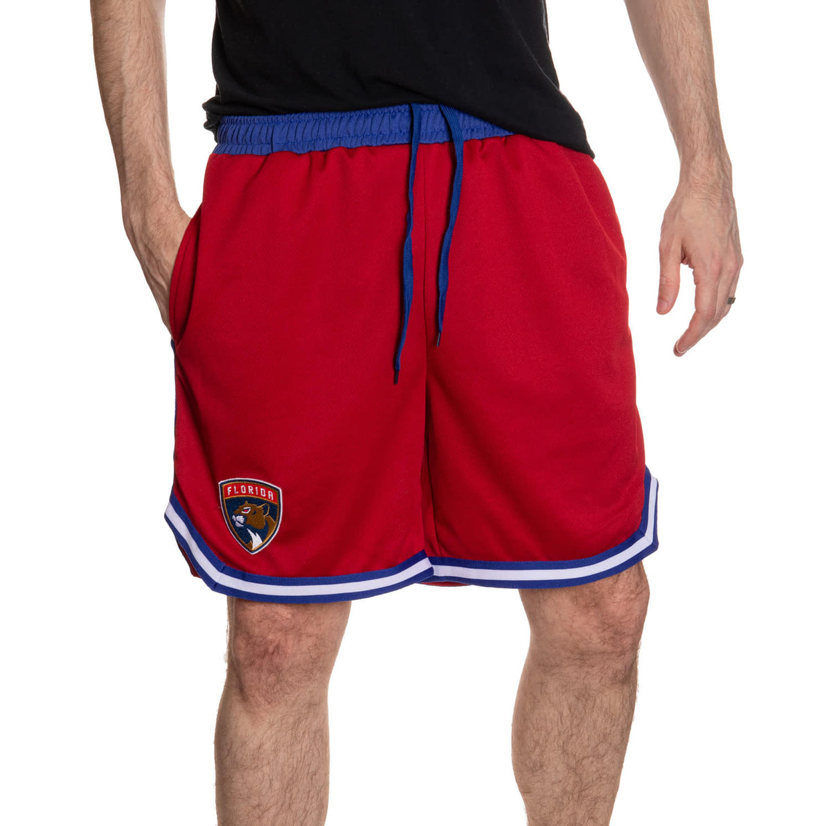 Florida Panthers Men's 2 Tone Air Mesh Shorts Lined with Pockets