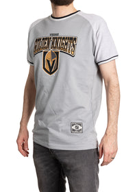 Load image into Gallery viewer, Vegas Golden Knights Reverse French Terry Gradient Print T-Shirt
