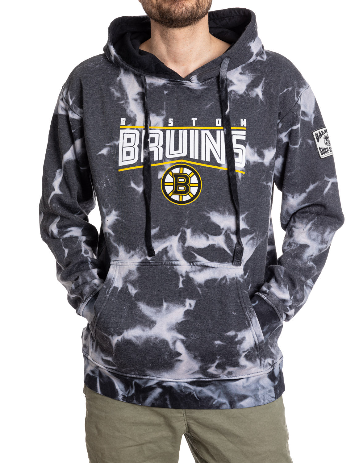 Boston Bruins Crystal Tie Dye Hoodie