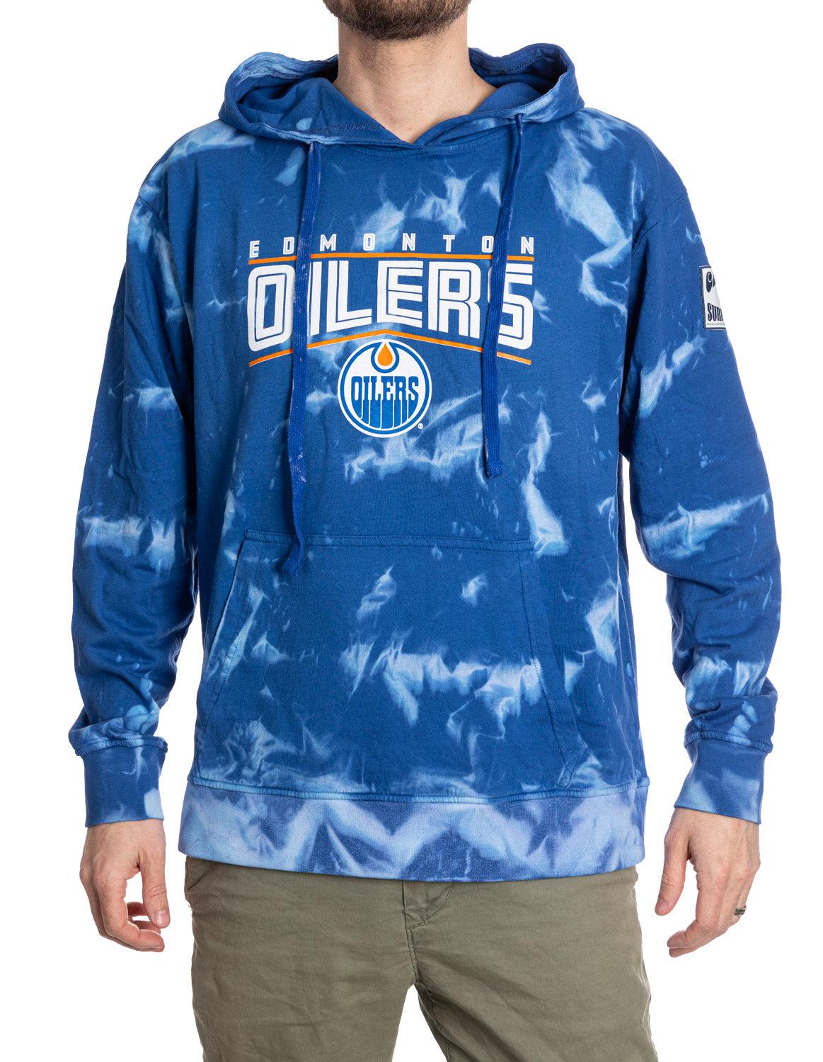 Edmonton Oilers Crystal Tie Dye Hoodie