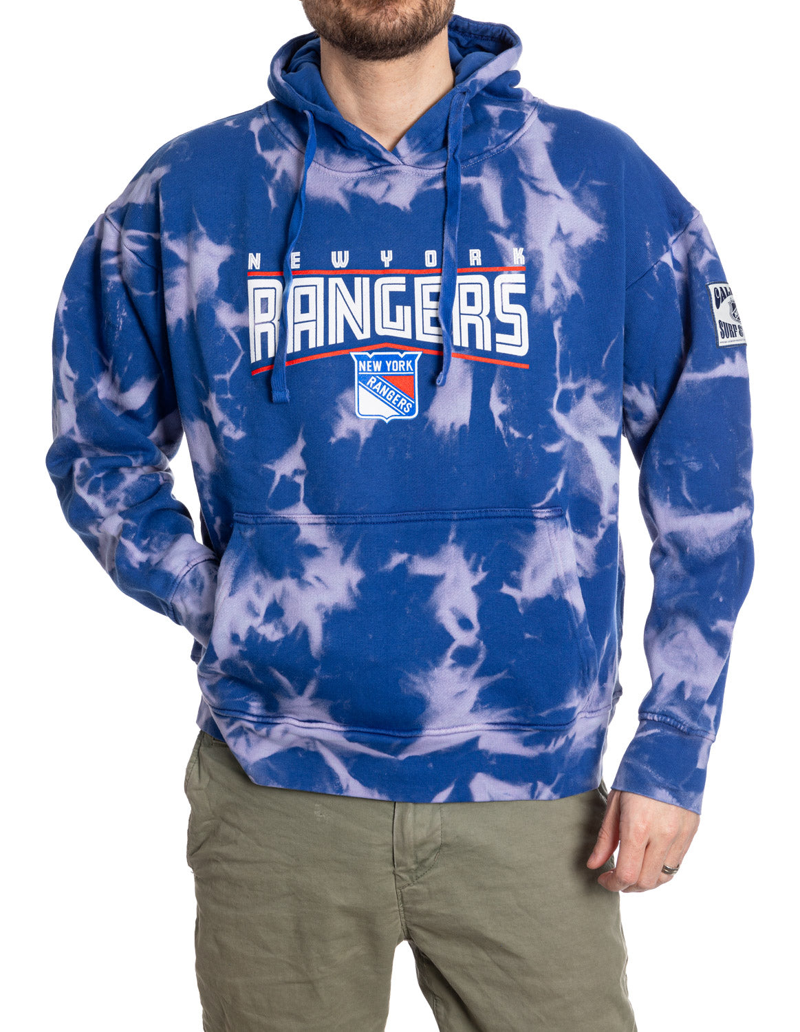 New York Rangers Crystal Tie Dye Hoodie