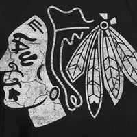 Load image into Gallery viewer, Chicago Blackhawks Short Sleeve Rashguard - Distressed Logo
