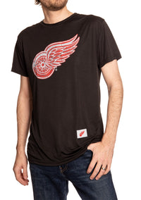 Load image into Gallery viewer, Detroit Red Wings Short Sleeve Rashguard - Distressed Logo
