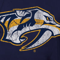 Load image into Gallery viewer, Nashville Predators Short Sleeve Rashguard - Distressed Logo
