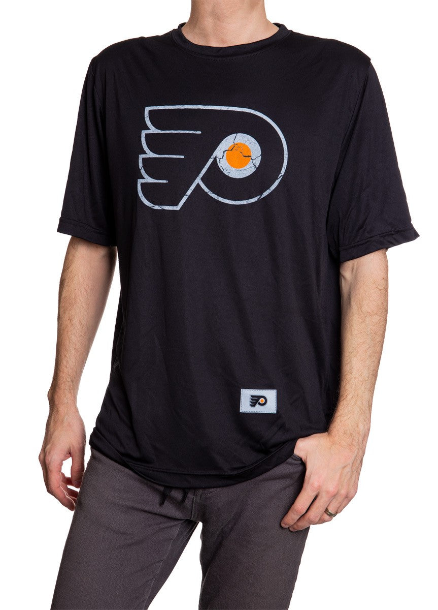 Philadelphia Flyers Short Sleeve Rashguard - Distressed Logo