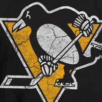 Load image into Gallery viewer, Pittsburgh Penguins Short Sleeve Rashguard - Distressed Logo
