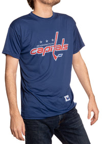 Load image into Gallery viewer, Washington Capitals Short Sleeve Rashguard - Distressed Logo
