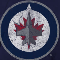 Load image into Gallery viewer, Winnipeg Jets Short Sleeve Rashguard - Distressed Logo
