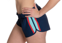 Load image into Gallery viewer, Seattle Kraken Striped Ladies Board Shorts
