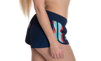 Load image into Gallery viewer, Seattle Kraken Striped Ladies Board Shorts
