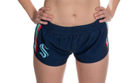 Load image into Gallery viewer, Seattle Kraken Striped Ladies Board Shorts
