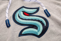 Load image into Gallery viewer, Seattle Kraken &quot;Muskoka Style&quot; Premium Chenille Woven Logo Hoodie
