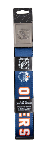 Load image into Gallery viewer, Edmonton Oilers Adjustable Woven Belt in Package

