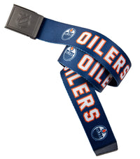 Load image into Gallery viewer, Edmonton Oilers Adjustable Woven Belt Product Photo
