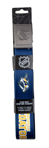 Load image into Gallery viewer, Nashville Predators Adjustable Woven Belt in Package
