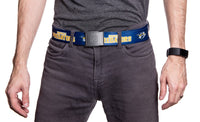 Load image into Gallery viewer, Nashville Predators Adjustable Woven Belt Modelled Front View
