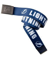 Load image into Gallery viewer, Tampa Bay Lightning Adjustable Woven Belt Product Photo
