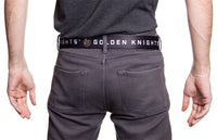 Load image into Gallery viewer, Vegas Golden Knights Adjustable Woven Belt Back View
