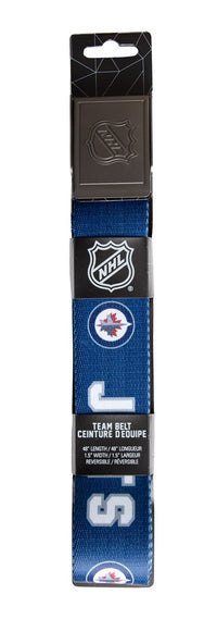 Load image into Gallery viewer, Winnipeg Jets Adjustable Woven Belt in Package
