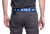 Load image into Gallery viewer, Winnipeg Jets Adjustable Woven Belt Back View
