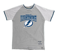 Load image into Gallery viewer, Tampa Bay Lightning Reverse French Terry Gradient Print T-Shirt
