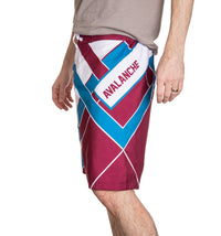 Load image into Gallery viewer, Colorado Avalanche Men&#39;s Officially Licensed NHL Diagonal Lines Boardshorts
