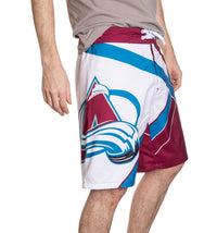 Load image into Gallery viewer, Colorado Avalanche Men&#39;s Officially Licensed NHL Diagonal Lines Boardshorts
