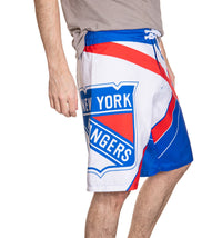 Load image into Gallery viewer, New York Rangers Men&#39;s Officially Licensed NHL Diagonal Lines Boardshorts
