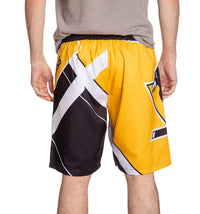 Load image into Gallery viewer, Pittsburgh Penguins Men&#39;s Officially Licensed NHL Diagonal Lines Boardshorts
