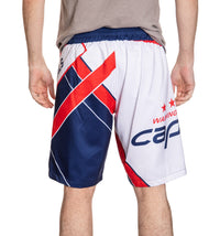 Load image into Gallery viewer, Washington Capitals Men&#39;s Officially Licensed NHL Diagonal Lines Boardshorts
