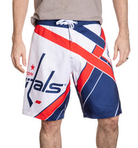 Load image into Gallery viewer, Washington Capitals Men&#39;s Officially Licensed NHL Diagonal Lines Boardshorts
