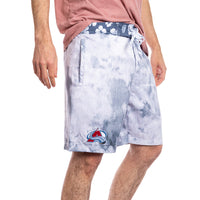 Load image into Gallery viewer, Colorado Avalanche Grey Watercolour Boardshorts for Men
