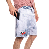 Load image into Gallery viewer, Carolina Hurricanes Grey Watercolour Boardshorts for Men
