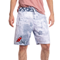 Load image into Gallery viewer, New Jersey Devils Grey Watercolour Boardshorts for Men
