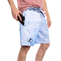 Load image into Gallery viewer, Tampa Bay Lightning Blue Watercolour Boardshorts for Men
