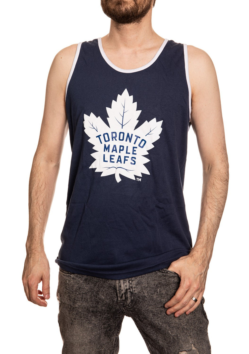 Toronto Maple Leafs Mens Medium Golf Shirt by Level Wear -excellent