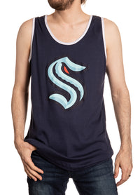 Load image into Gallery viewer, Seattle Kraken NHL Classic Cotton Tank Top for Men
