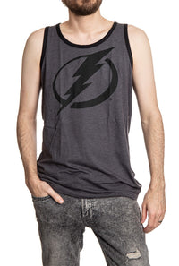 Load image into Gallery viewer, Tampa Bay Lightning Large Logo Tank - Blackout Collection
