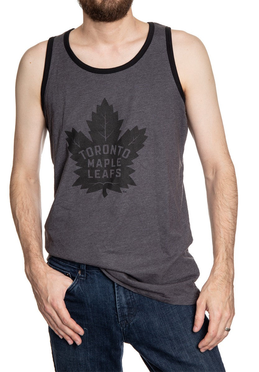 Toronto Maple Leafs Large Logo Tank - Blackout Collection